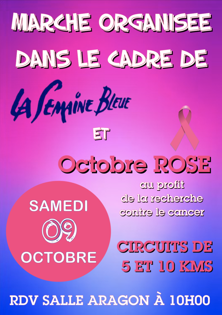 Marche Organisee Dans Le Cadre De La Semaine Bleue Et Octobre Rose Ville De Maing